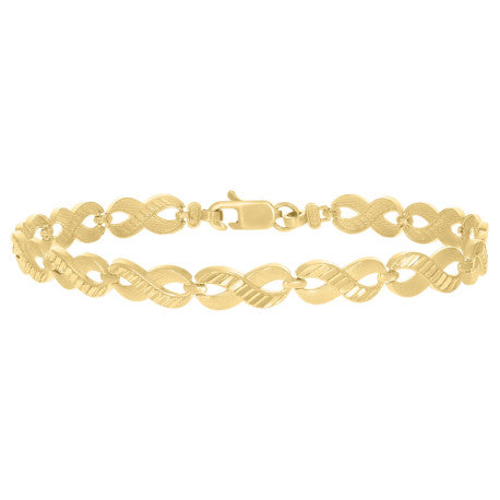 10Kt Gold 8" Bracelet