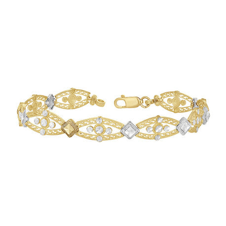 10Kt Gold 8" Bracelet