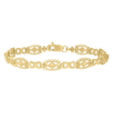 10Kt Gold 8" Bracelet