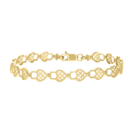 10Kt Gold 8" Bracelet