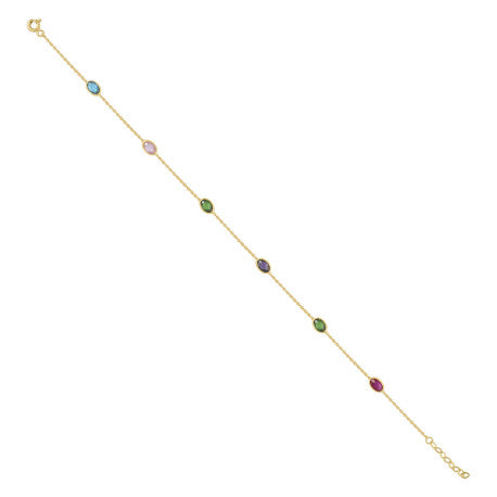 10Kt  Gold Anklet 10"