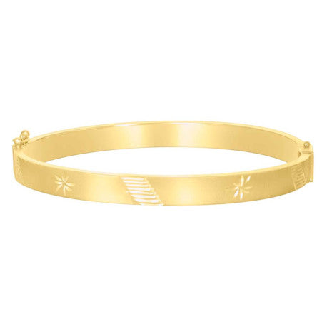 10Kt Gold Bangle