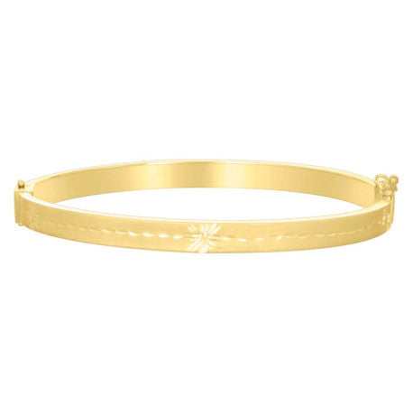 10Kt Gold Bangle