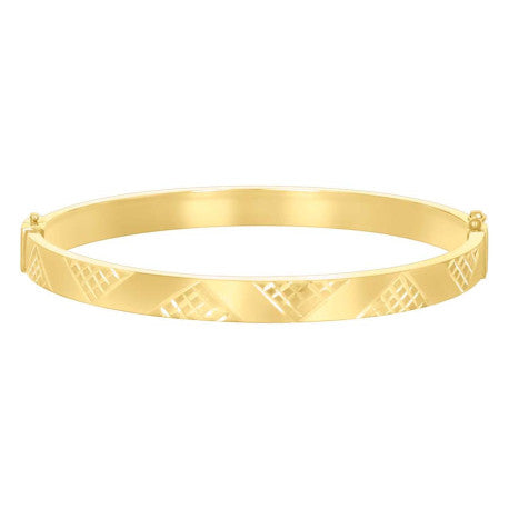 10Kt Gold Bangle