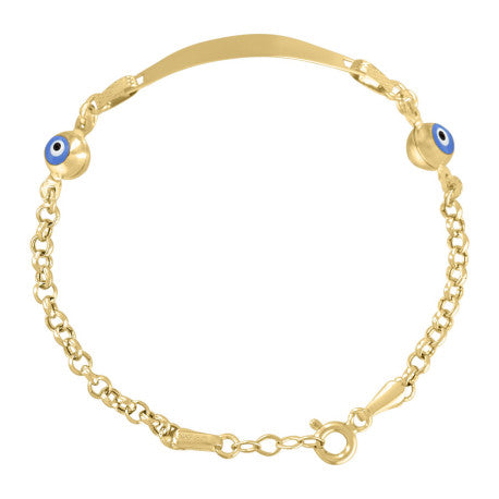 10Kt  Gold Bracelet 6"