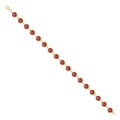 10Kt Gold Bracelet 6Mm-7"