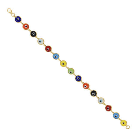 10Kt Gold Bracelet 6Mm-7"