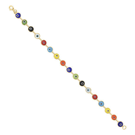 10Kt Gold Bracelet 6Mm-7"