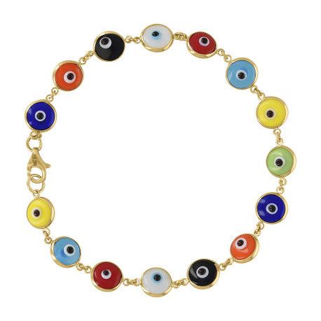 10Kt Gold Bracelet 6Mm-7"
