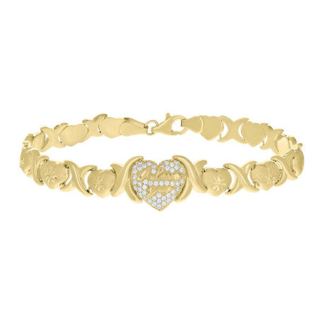 10Kt Gold Bracelet 8"