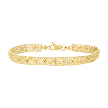 10Kt Gold  Bracelet 8"