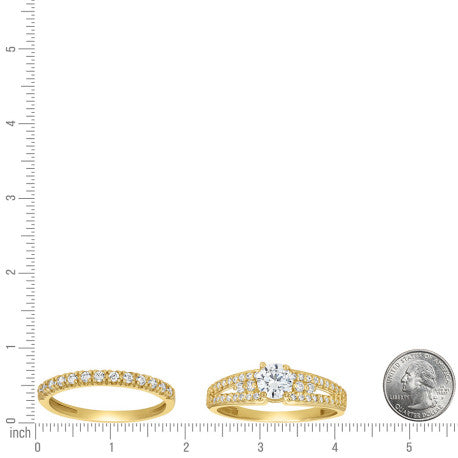 10Kt Gold Bridal Ring