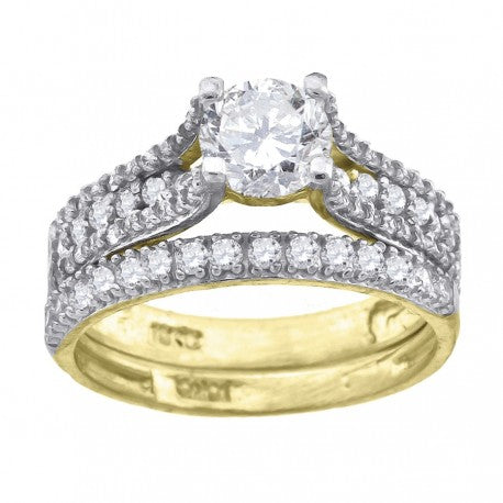 10Kt Gold Bridal Ring