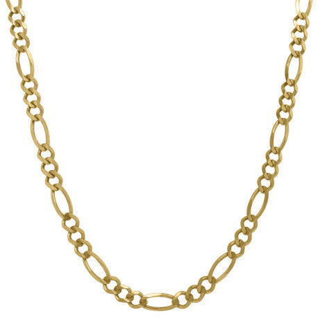 10kt Gold Chain 100 Solid Figaro