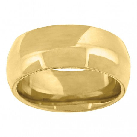 10KT GOLD COMFIT WEDDING BAND 8MM