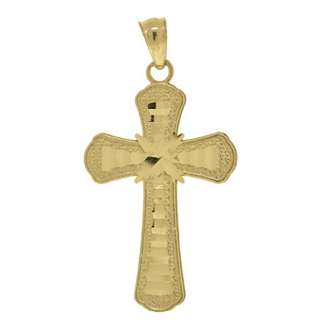 10Kt-Gold Cross Pendant