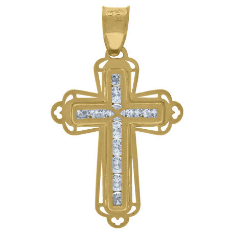 10Kt Gold Cross Pendant