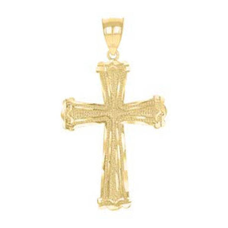 10Kt-Gold Cross Pendant