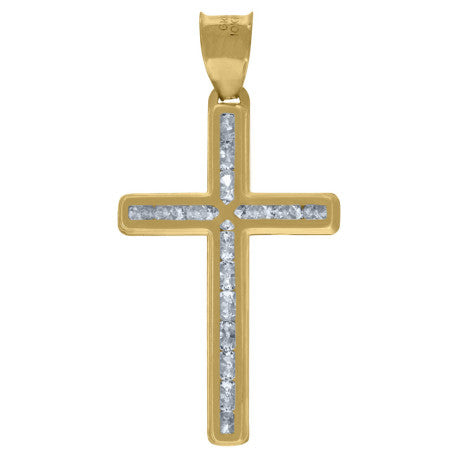 10Kt Gold Cross Pendant