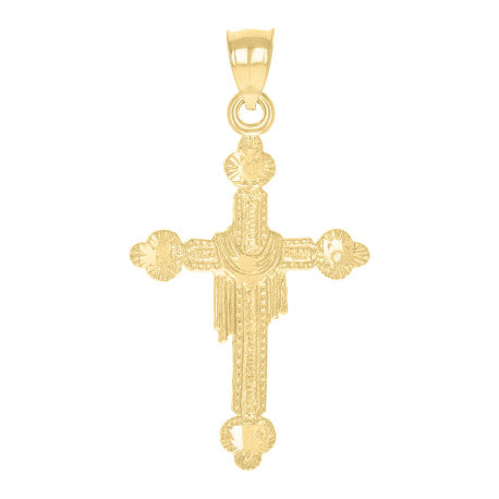 10Kt-Gold Cross Pendant