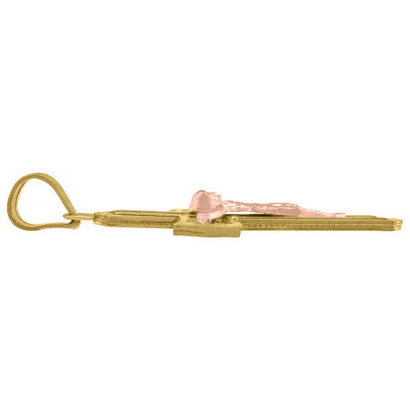 10Kt-Gold Cross Pendant