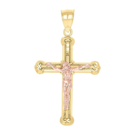 10Kt-Gold Cross Pendant