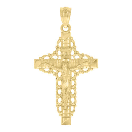 10Kt-Gold Cross Pendant