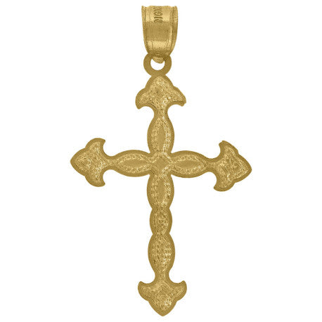 10Kt-Gold Cross Pendant