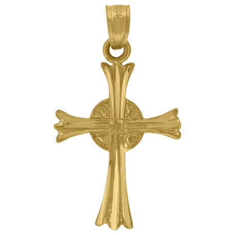 10Kt-Gold Cross Pendant