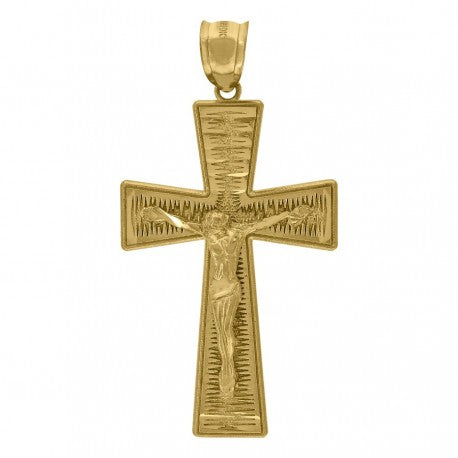 10Kt-Gold Cross Pendant