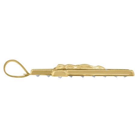 10Kt Gold Cross Pendant