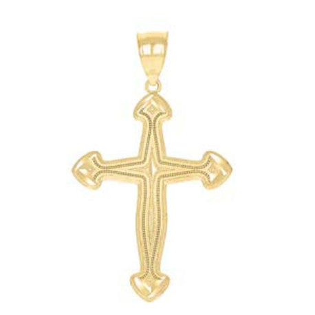 10Kt-Gold Cross Pendant