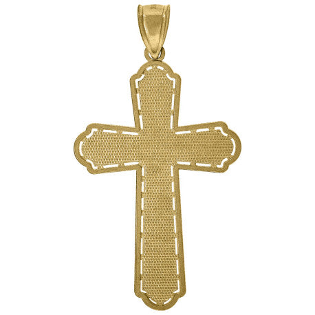 10Kt-Gold Cross Pendant