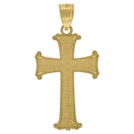 10Kt-Gold Cross Pendant