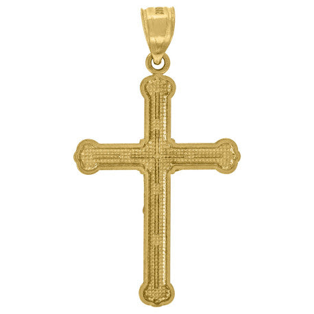 10Kt-Gold Cross Pendant