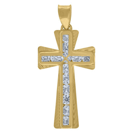10Kt Gold Cross Pendant