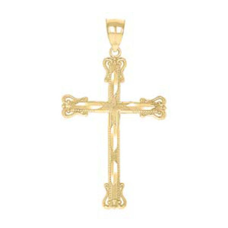 10Kt-Gold Cross Pendant