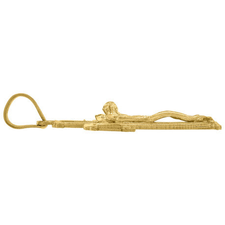 10Kt-Gold Cross Pendant