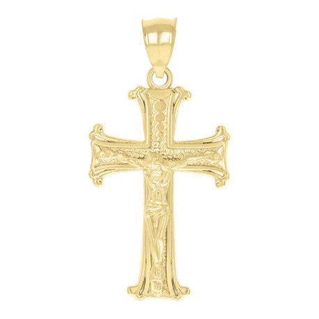 10Kt-Gold Cross Pendant