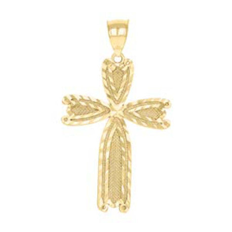 10Kt-Gold Cross Pendant