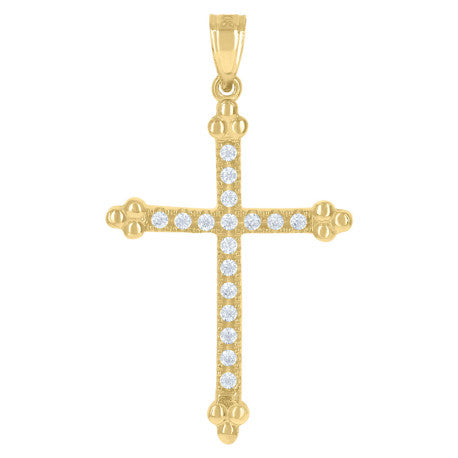 10Kt Gold Cz-Charm