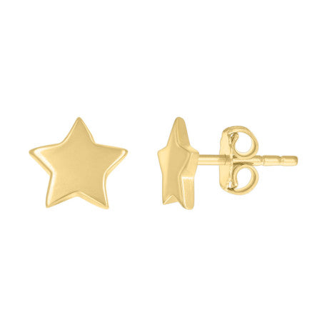 10Kt Gold Cz Earring