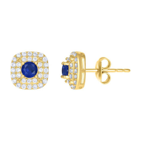 10Kt Gold Cz Earrings