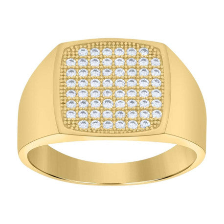 10Kt Gold Cz Ring
