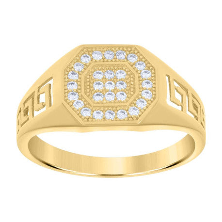 10Kt Gold Cz Ring