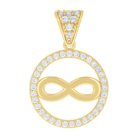 10Kt Gold Cz Pendant