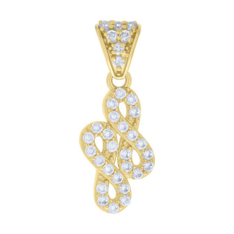 10Kt Gold Cz Pendant