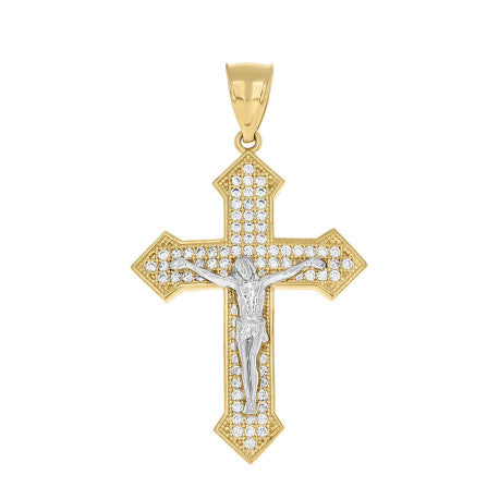 10Kt Gold Cz Pendant