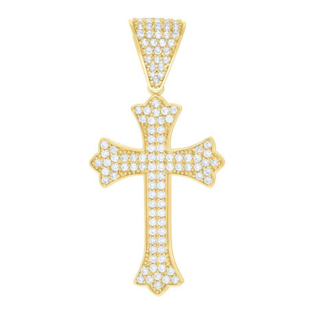 10Kt Gold Cz Pendant