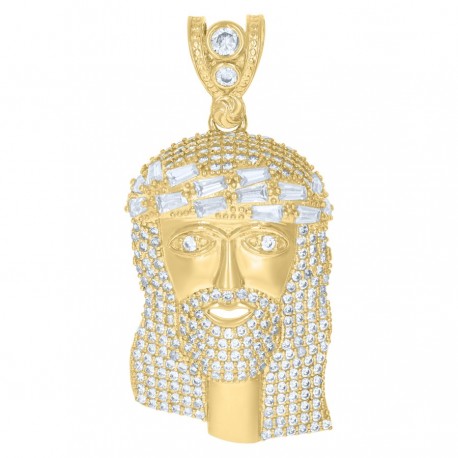 10Kt Gold Cz Pendant